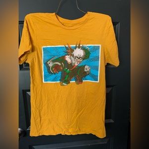 Men’s medium My Hero Academia Bakugo shirt, lightly worn